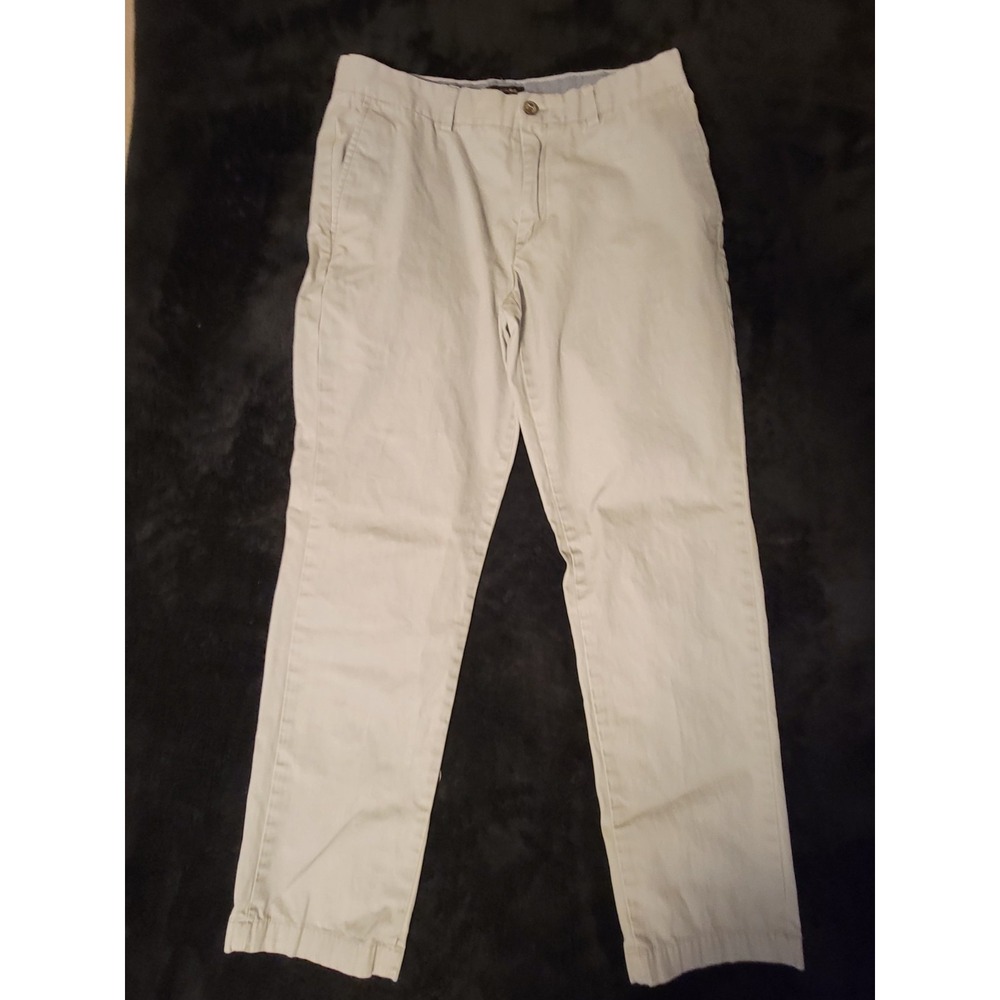 Y2k Banana Republic Men's Gray Aiden Fit Chino Pants 33x32